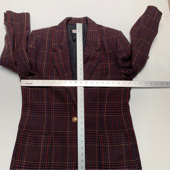 Talbots Women’s Jacket Blazer Size L Multicolor Wool Blend - Picture 2 of 10